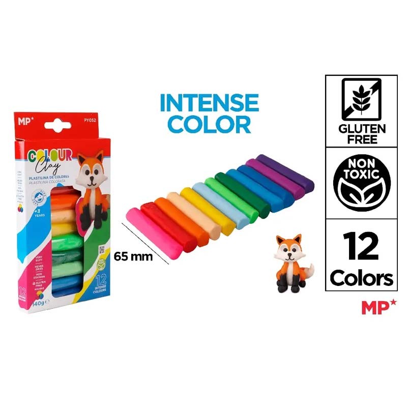 Set 12 plastilina colorata Main Paper