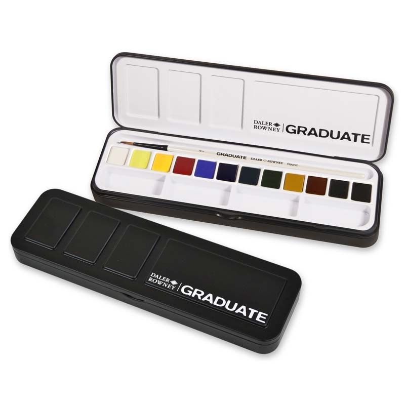 Set 12 acuarele godete Graduate Daler Rowney
