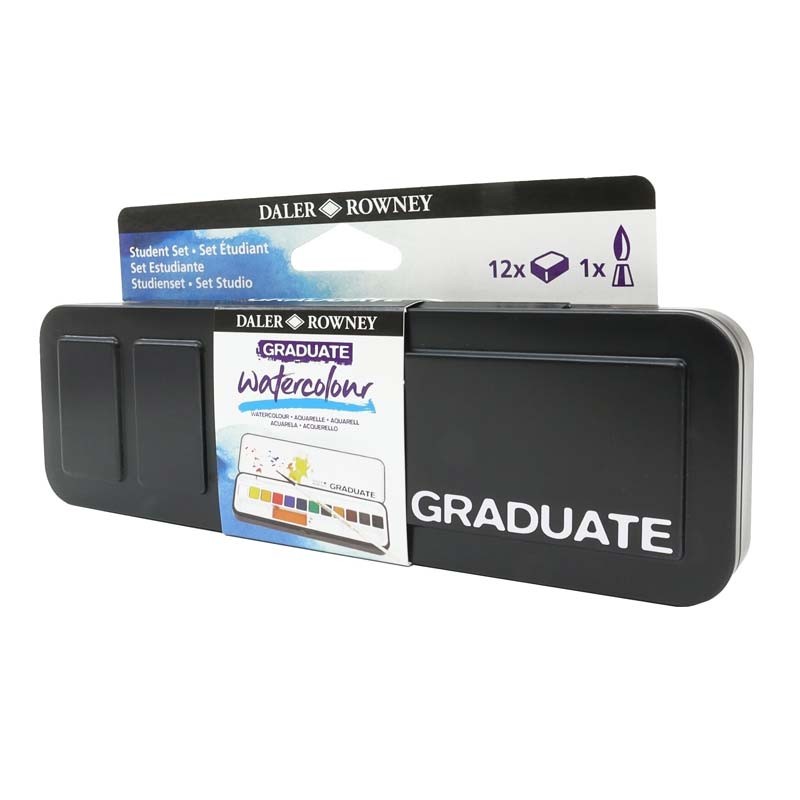 Set 12 acuarele godete Graduate Daler Rowney