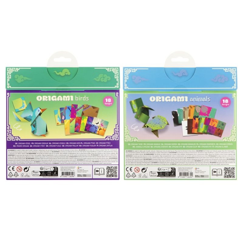 Set 18 hartie origami Animals