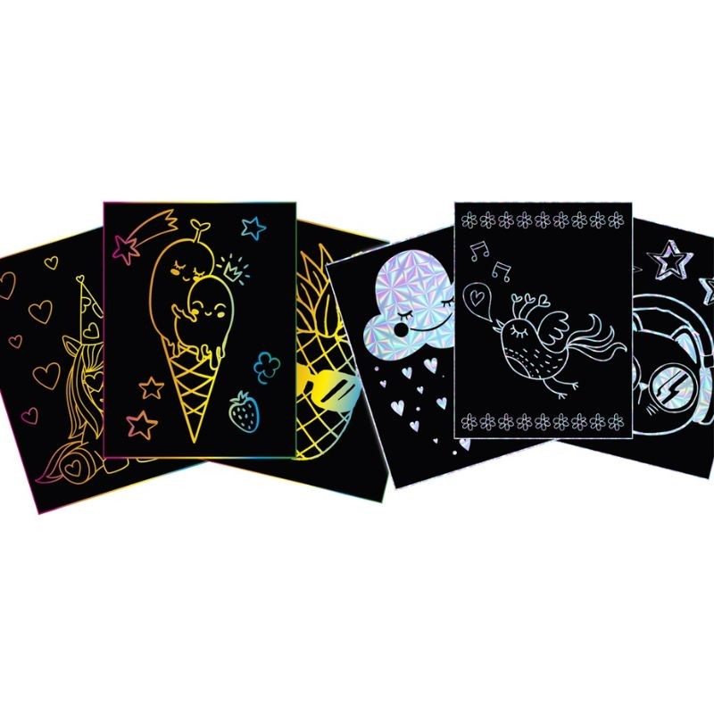 Bloc Scratch Pad A4 Holographic Grafix