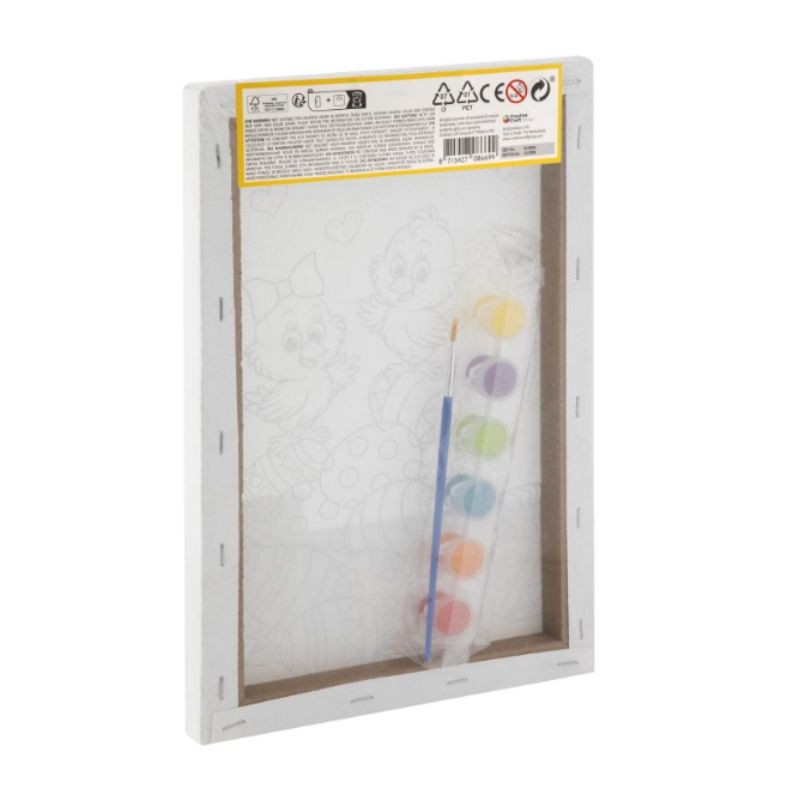 Pictura pe numere iepuras Paste