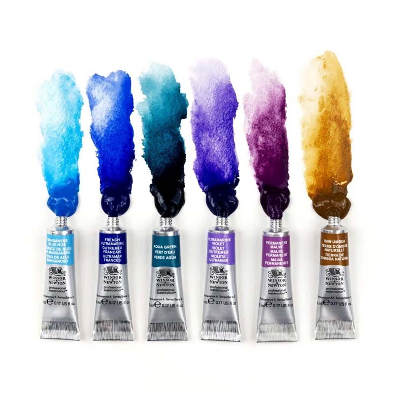 Set 6x5ml Granulating Professional Winsor&Newton