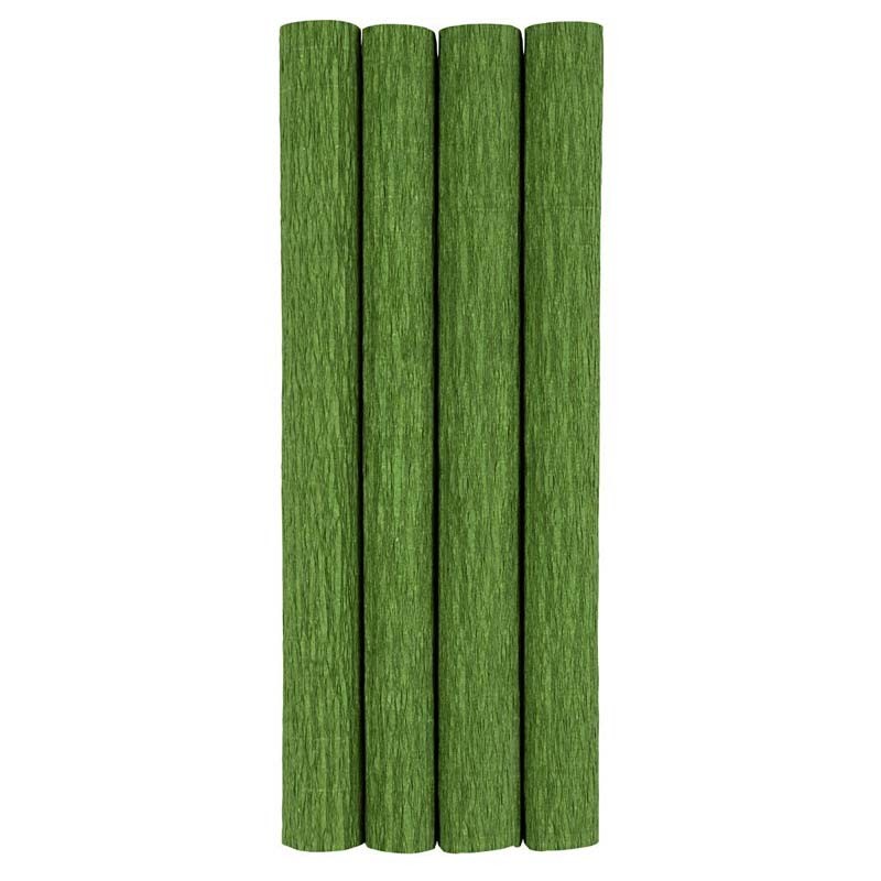Set 4 role hartie creponata leaf green