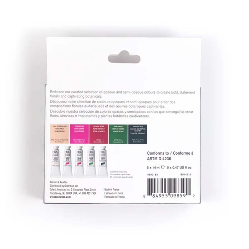 Set 6x5ml Botanical Gouache Winsor&Newton