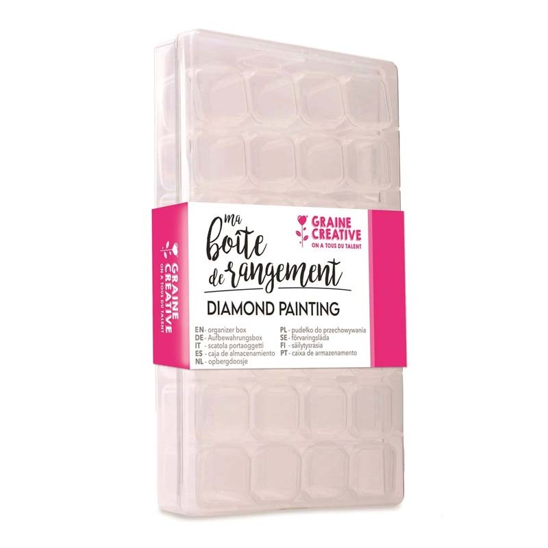 Organizator strasuri pictura cu diamante Graine Creative