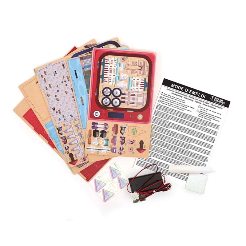 Kit macheta lemn LED Paris Graine Creative