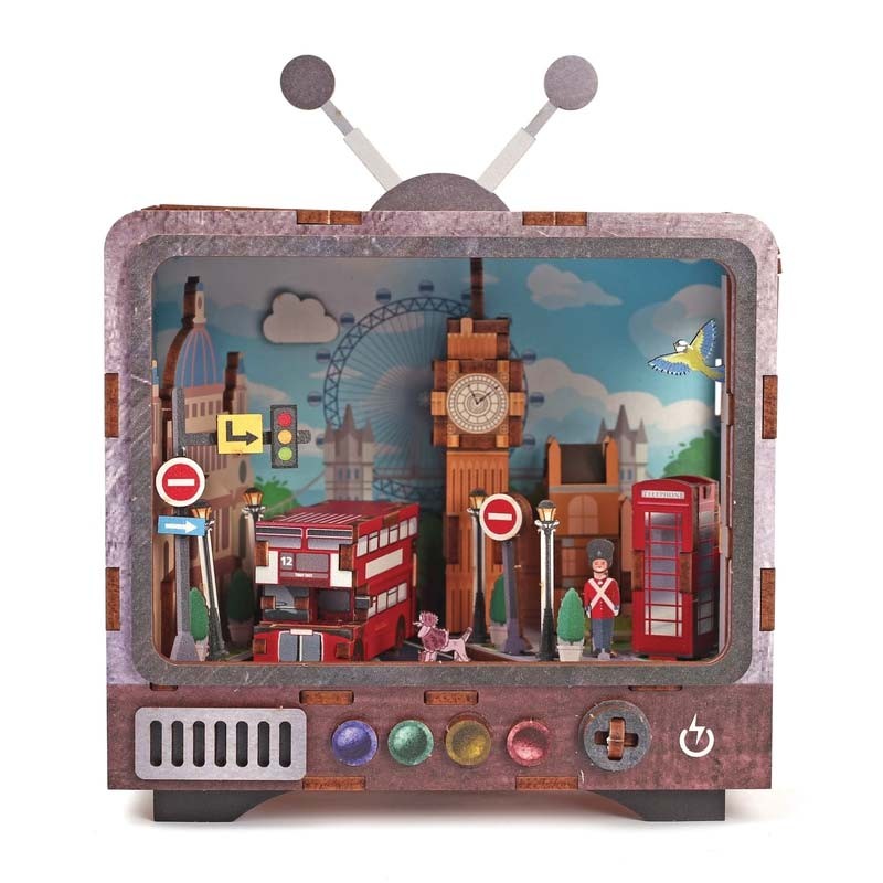 Kit macheta lemn LED Londra Graine Creative