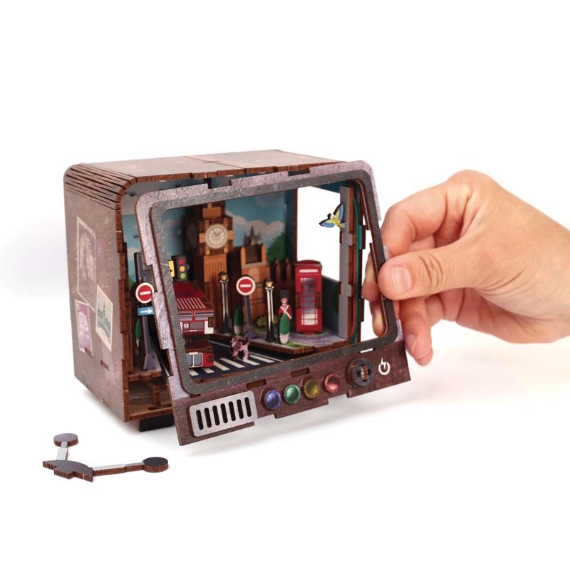 Kit macheta lemn LED Londra Graine Creative