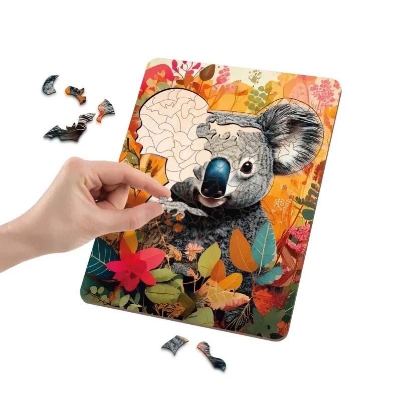 Set creativ wooden puzzle koala
