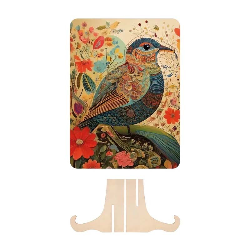 Set creativ wooden puzzle pasare