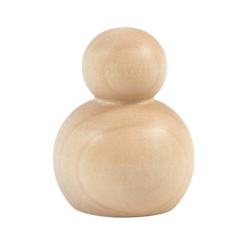 Set 5 figurine 5cm corp rotund