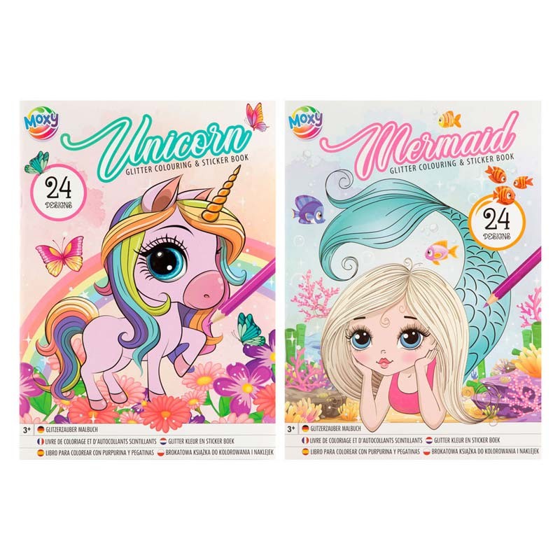 Carte de colorat A4 Mermaid Grafix