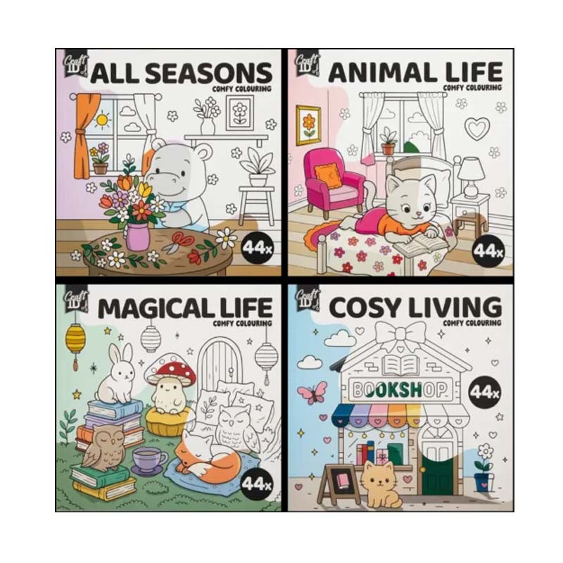 Carte de colorat Animal Life