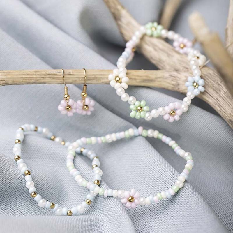 Kit bijuterii Elastic Bracelets Mini Craft Mixt