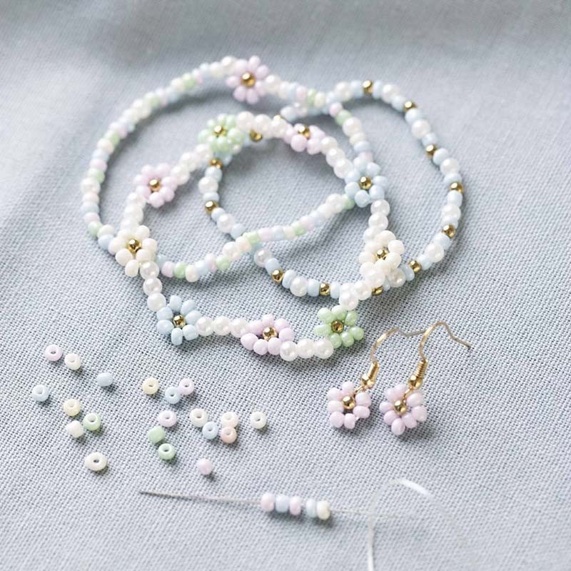Kit bijuterii Elastic Bracelets Mini Craft Mixt