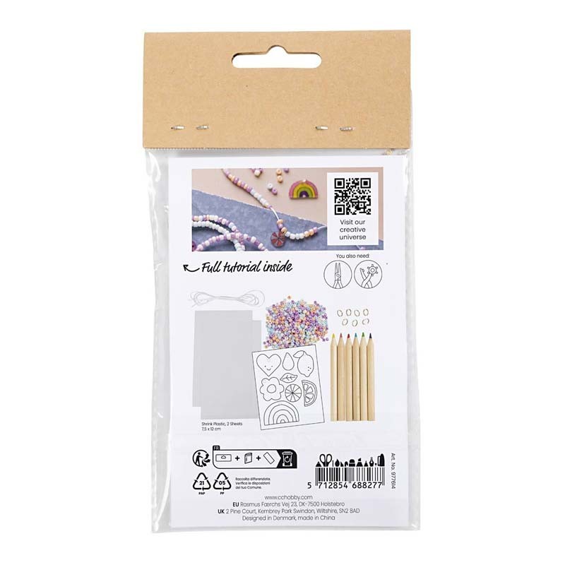 Kit bijuterii bratari Shrink Bracelets Mini Craft Mixt