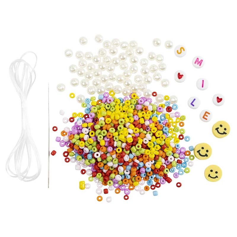 Kit bijuterii bratari Smiley Mini Craft Mixt