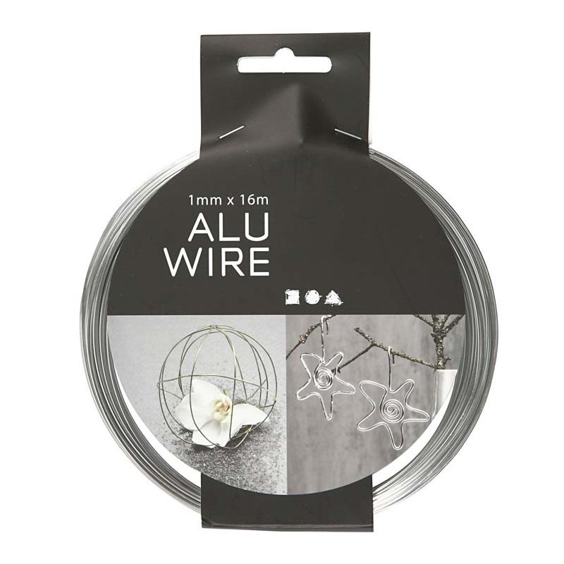 Sarma aluminiu 1mm silver