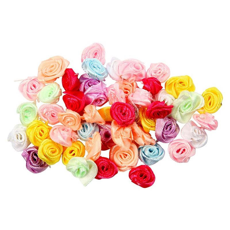 Set 50 trandafiri satin