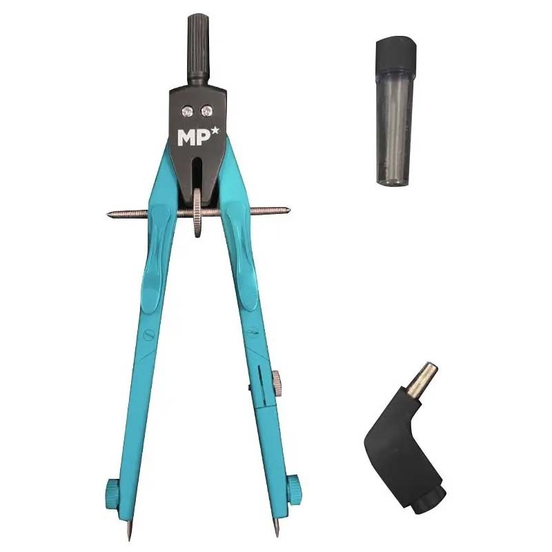 Compas 3 piese Teal Main Paper