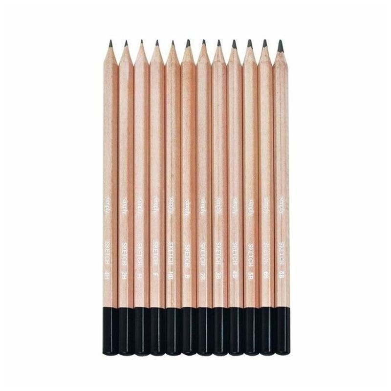 Set 12 creioane desen Simply Daler Rowney