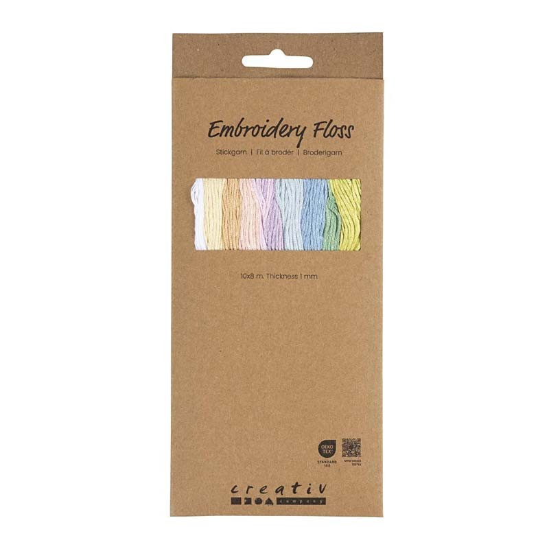 Set 10 fire bumbac Colorful Pastel