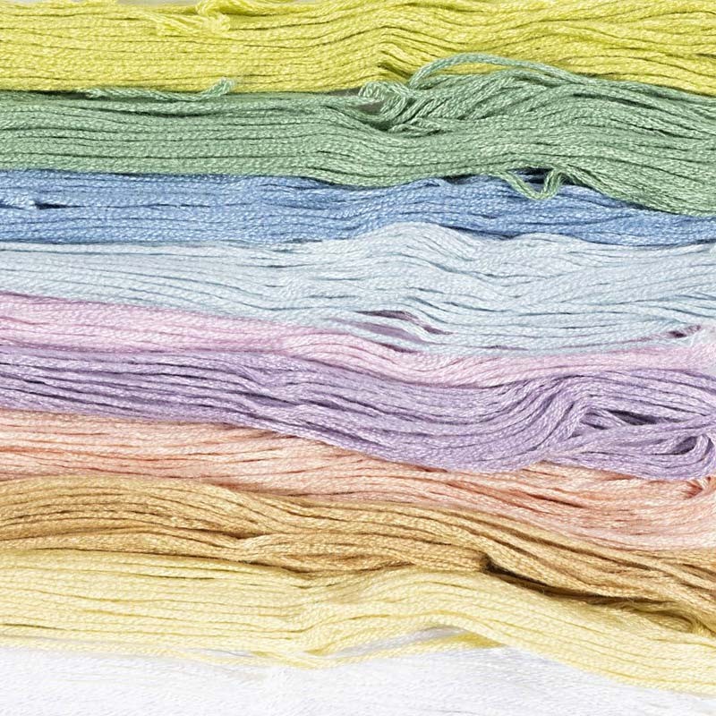 Set 10 fire bumbac Colorful Pastel