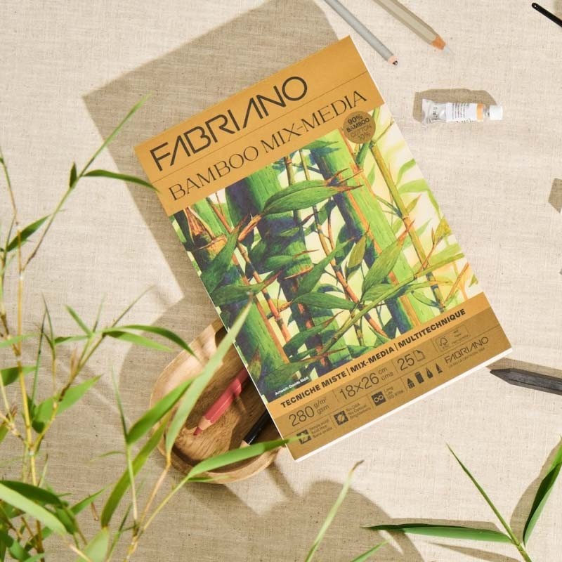 Hartie pictura Bamboo Mix Media Fabriano