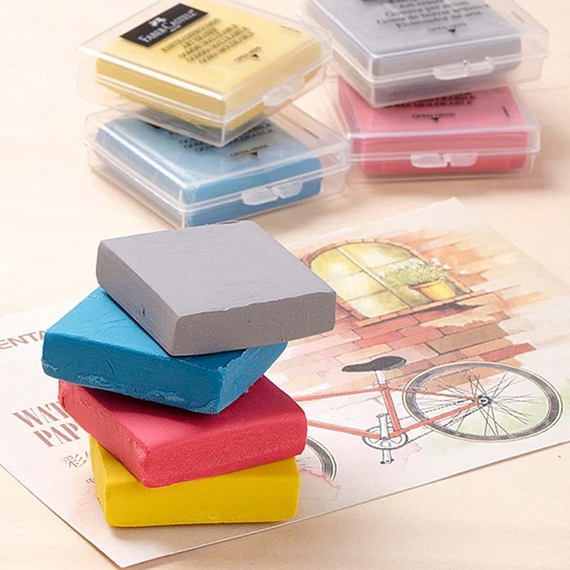 Radiera plastica colorata Trendy Faber-Castell