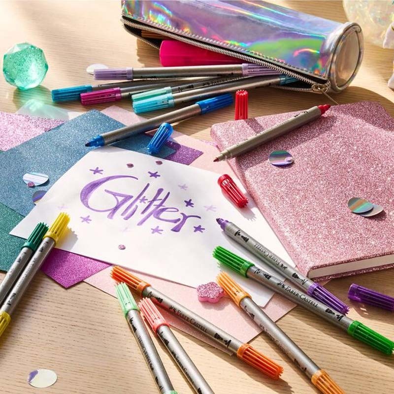 Set 10 carioci Glitter Faber-Castell