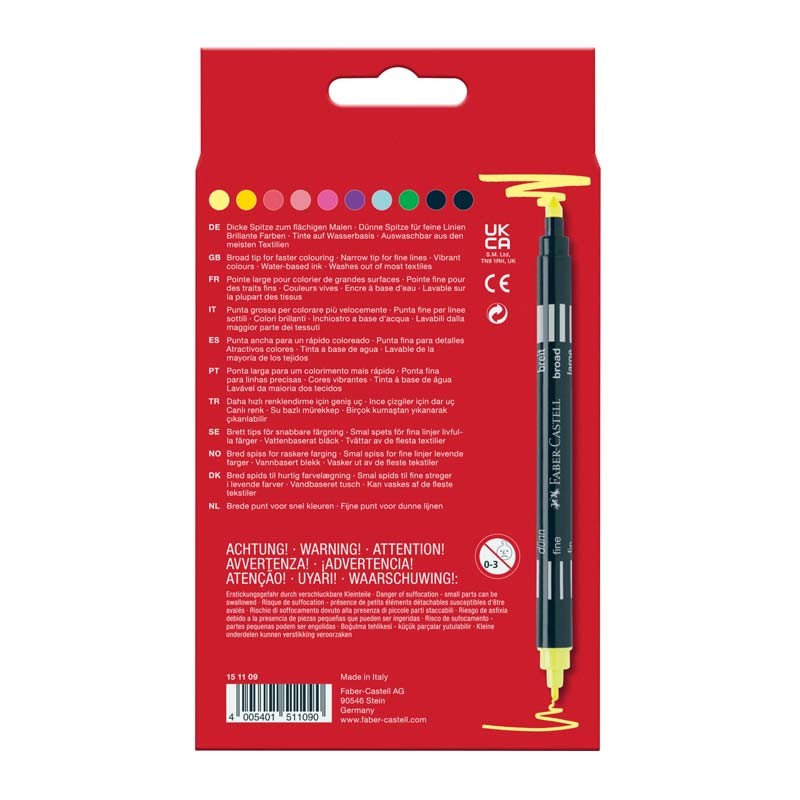 Set 10 carioci Neon Faber-Castell