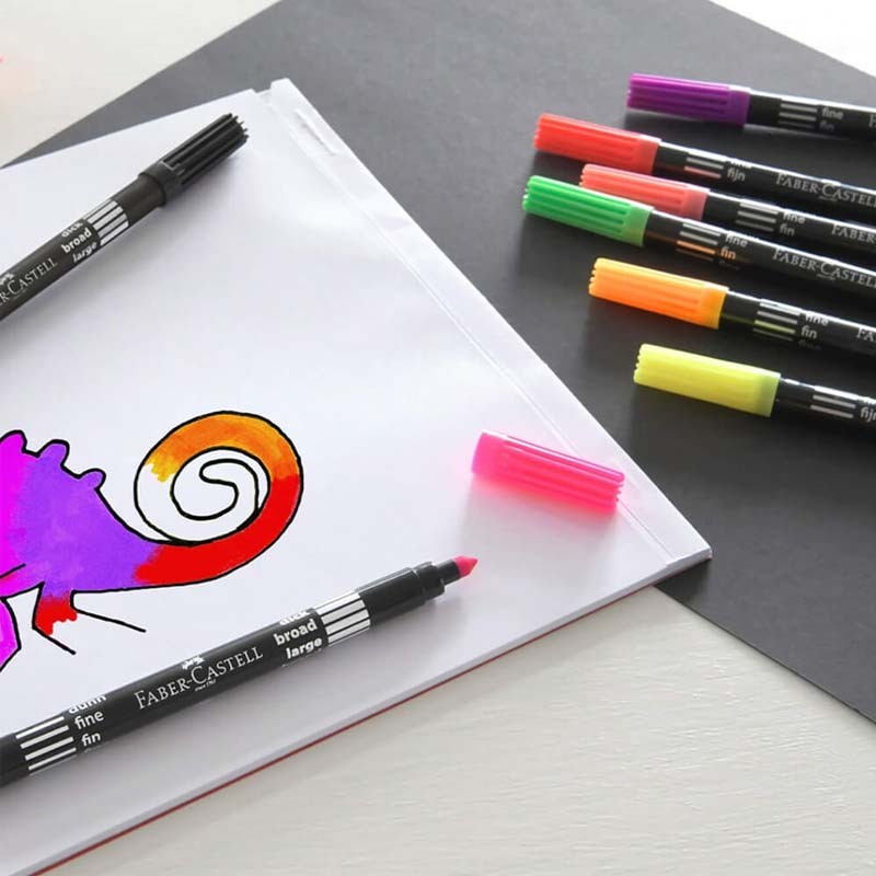 Set 10 carioci Neon Faber-Castell