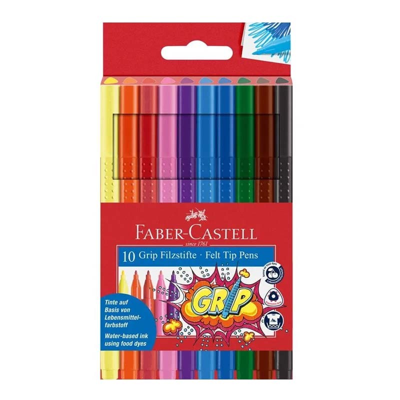 Set 10 carioci Grip Faber-Castell