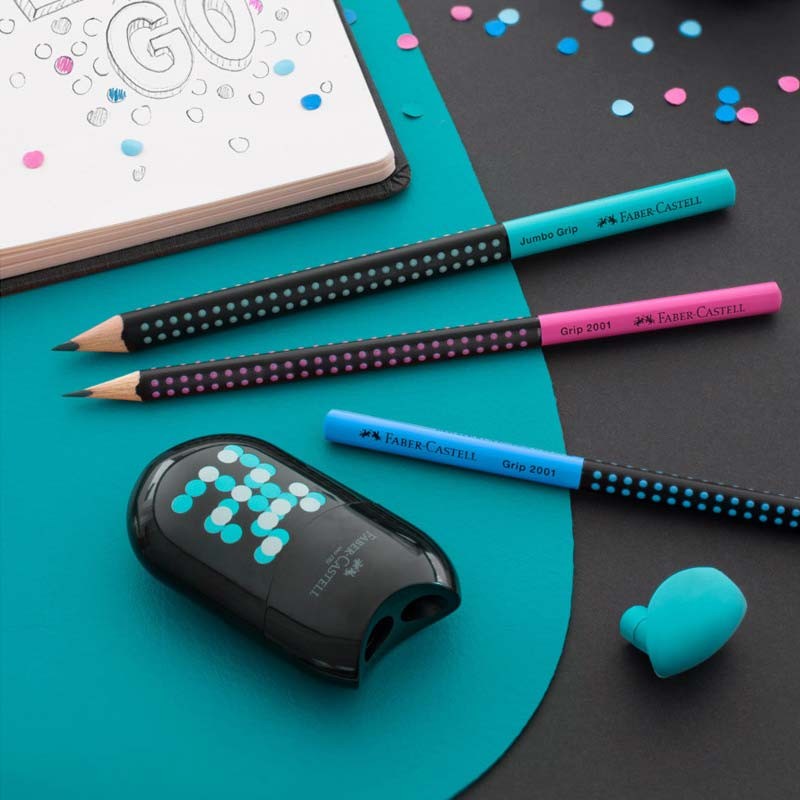 Ascutitoare cu radiera Two Tone Faber-Castell