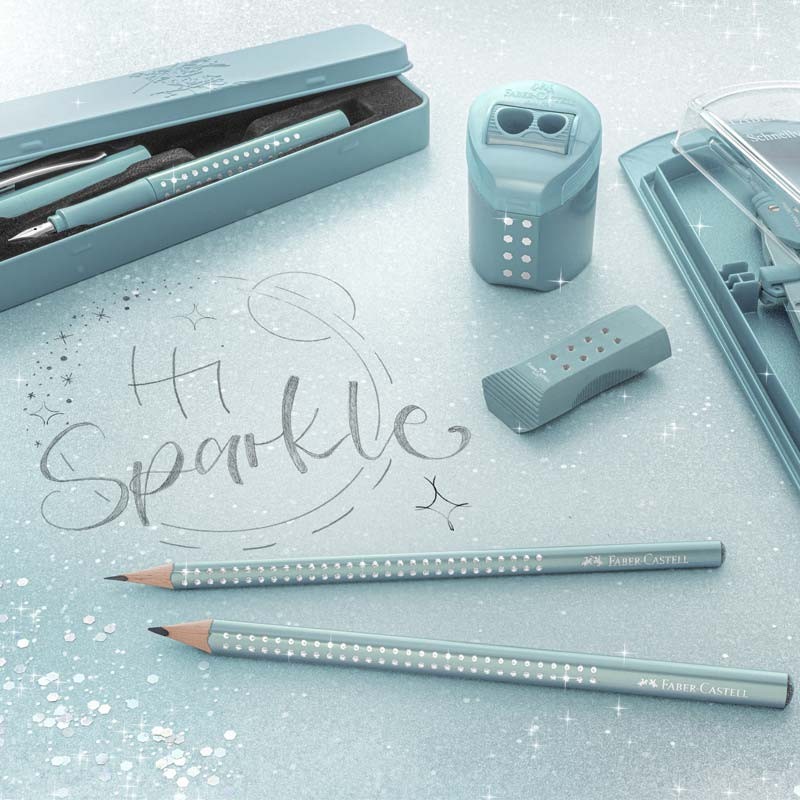 Ascutitoare dubla Sparkle Roll-On Faber-Castell