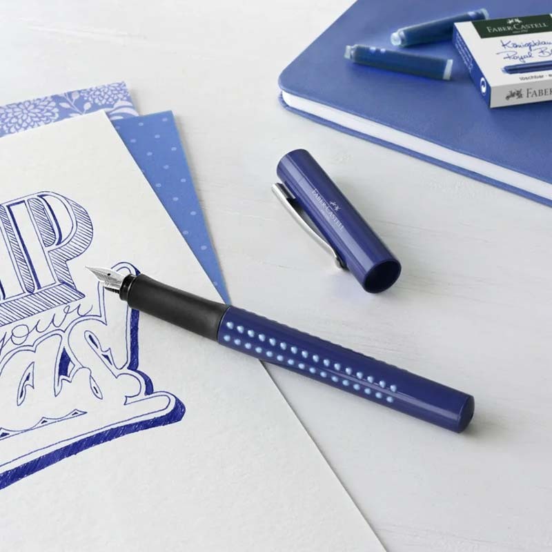 Set 6 patroane cerneala Royal Blue Faber-Castell