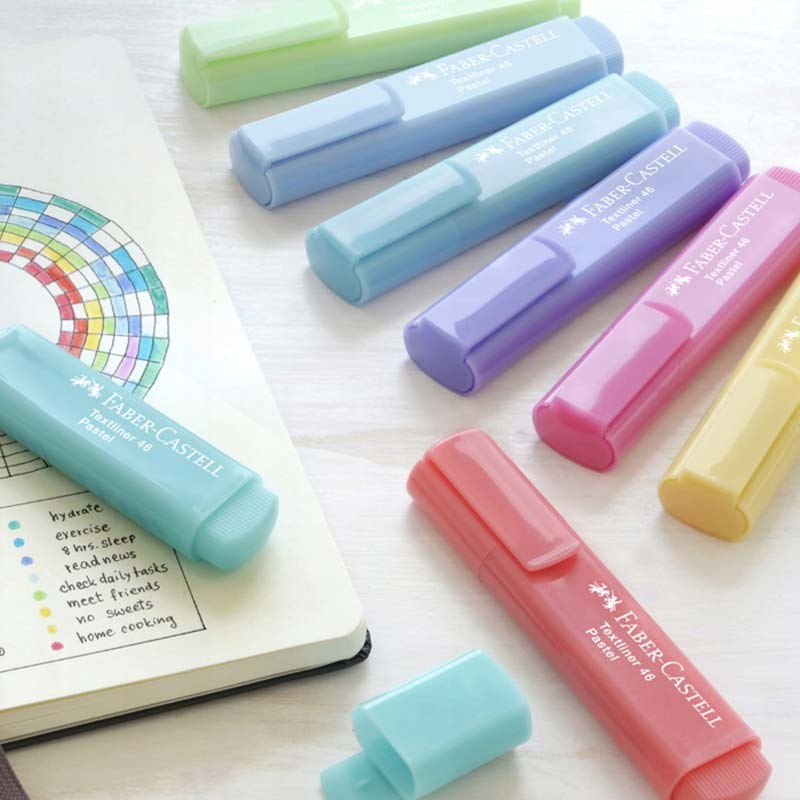 Set 4 marker evidentiator Super Fluo Faber-Castell