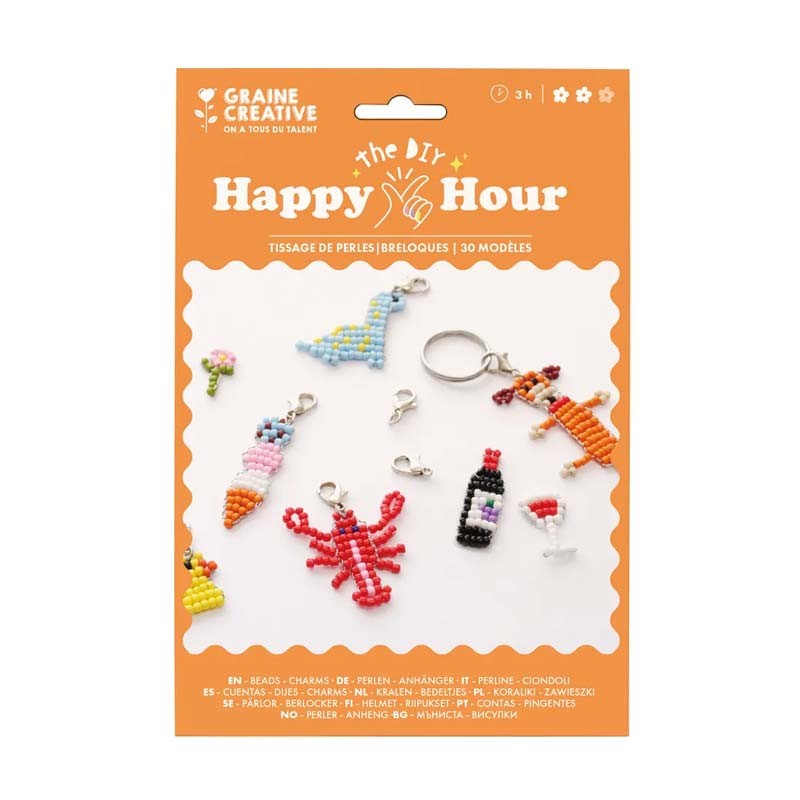 Kit creatie brelocuri Happy Hour Graine Creative