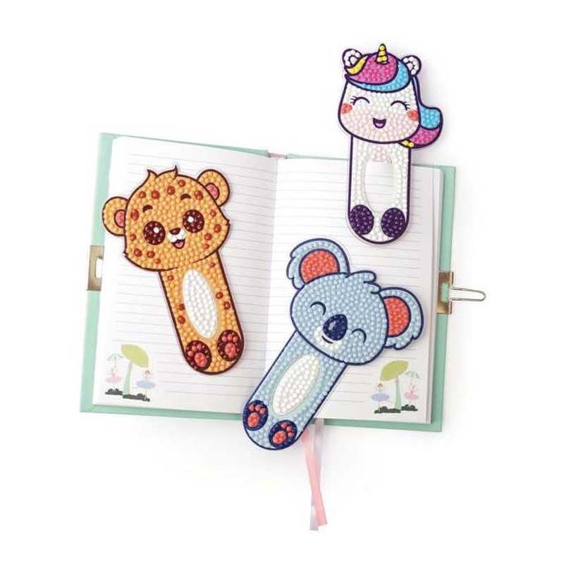 Kit cu diamante Bookmarks Animals Graine Creative