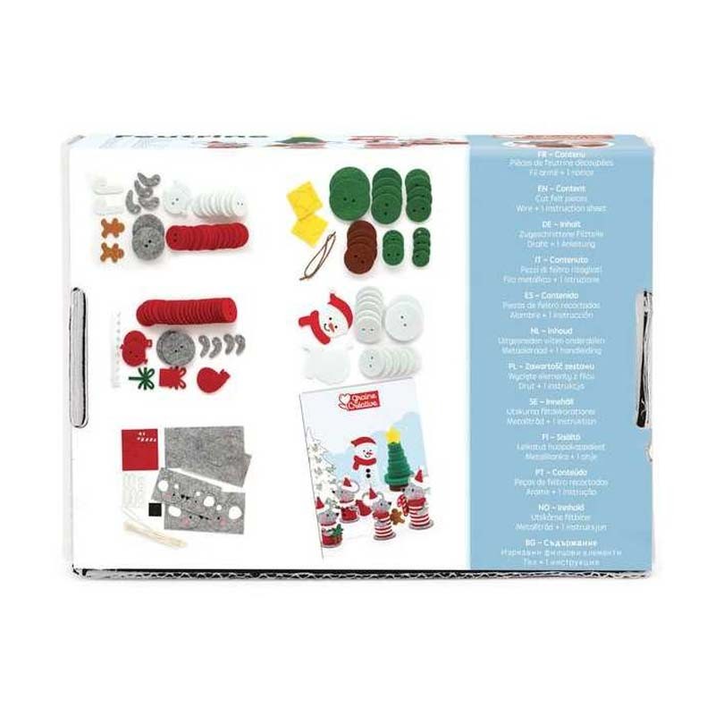 Kit figurine fetru Christmas Graine Creative