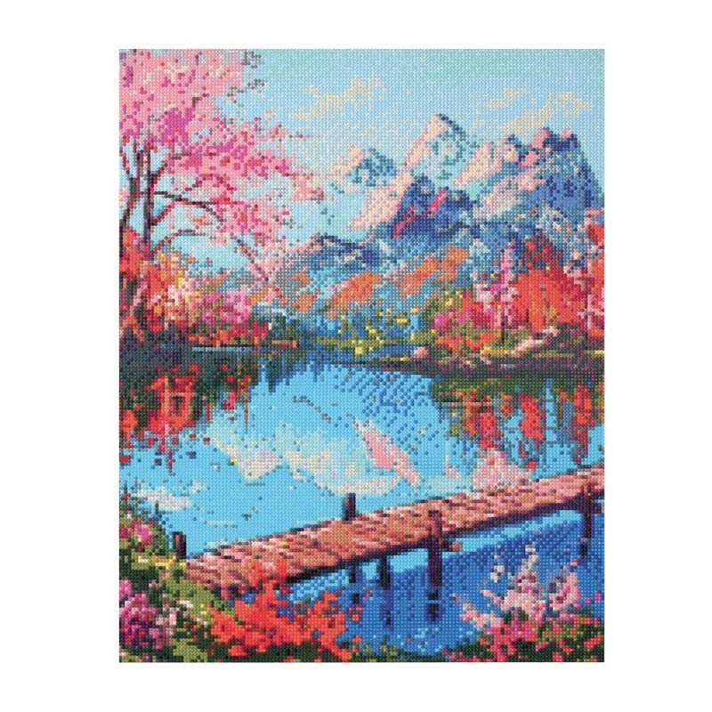 Pictura cu diamante Lake Graine Creative