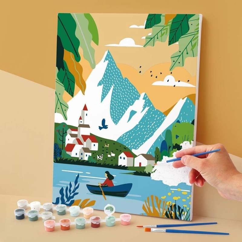 Pictura pe numere Alpin Graine Creative