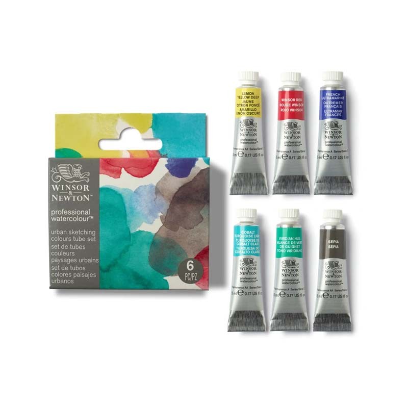 Set 6x5ml Urban Sketching Professional Winsor&Newton