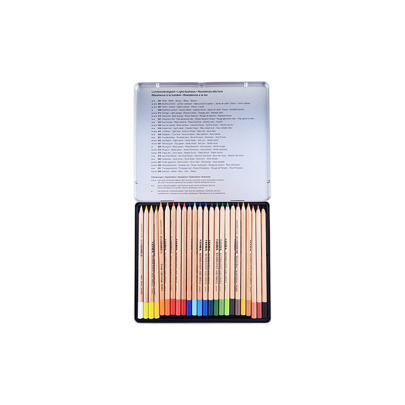 Set 24 creioane colorate acuarelabile Rembrandt Lyra