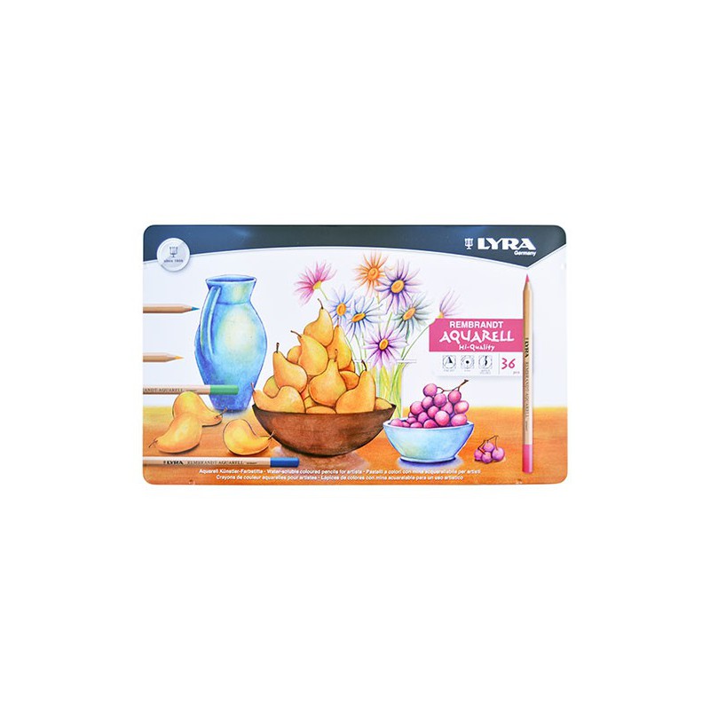 Set 36 creioane colorate acuarelabile Rembrandt Lyra