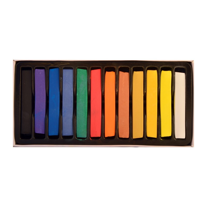 Set 12 pastel cretat moale