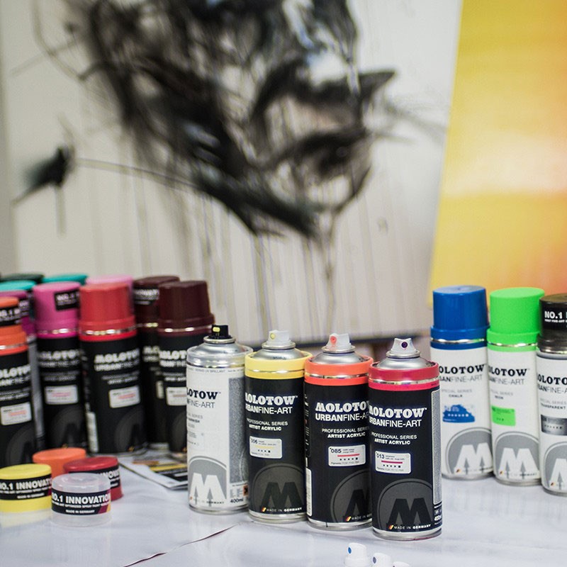 Spray acrilic Urban Fine Art Artist Molotow
