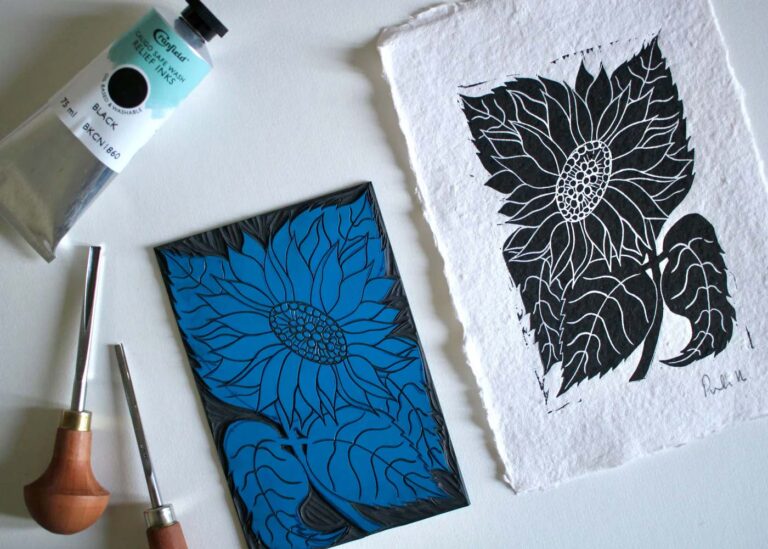 Ghid gravură și linogravură, materiale și tehnici