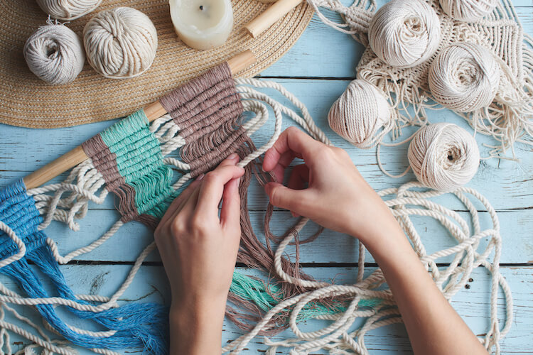 materiale macrame